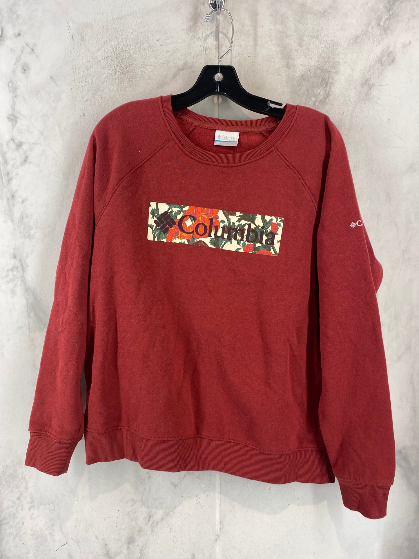 Sweatshirt Crewneck By Columbia In Red, Size: L