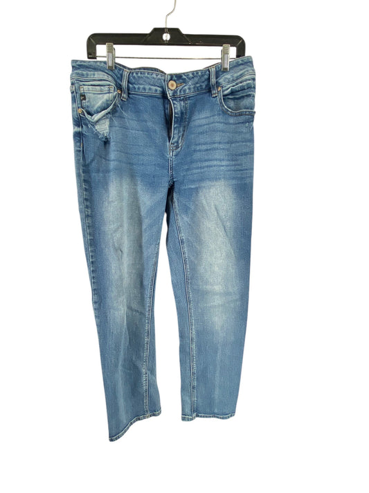 Jeans Skinny By Kancan In Blue Denim, Size: 14