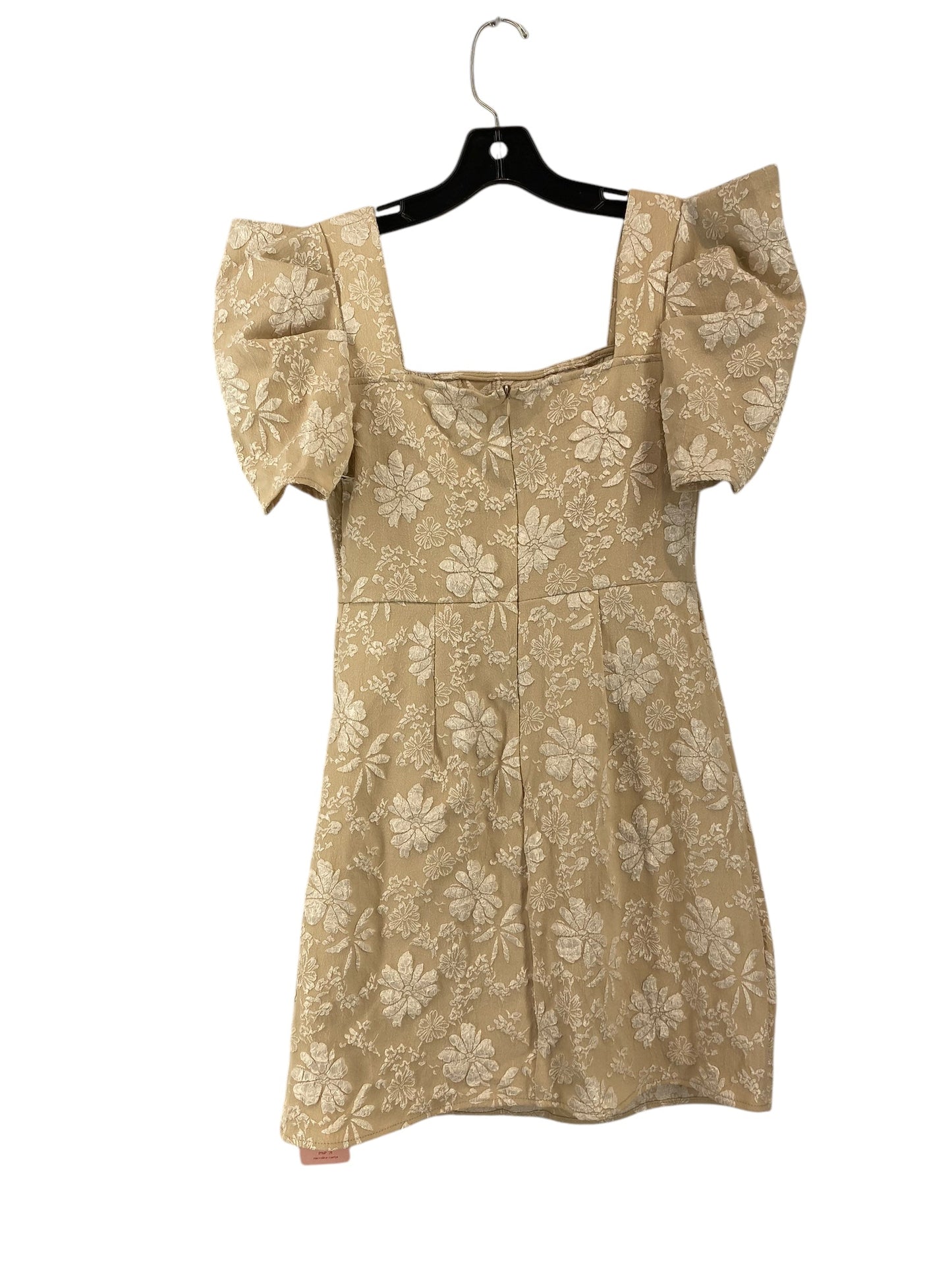 Dress Casual Short By Shein In Tan, Size: M