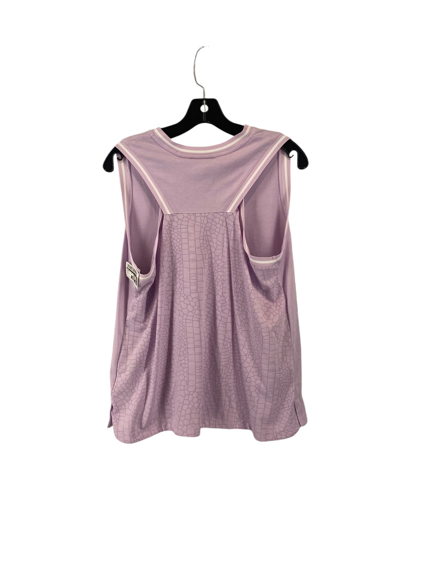 Athletic Tank Top By Nike In Purple, Size: L