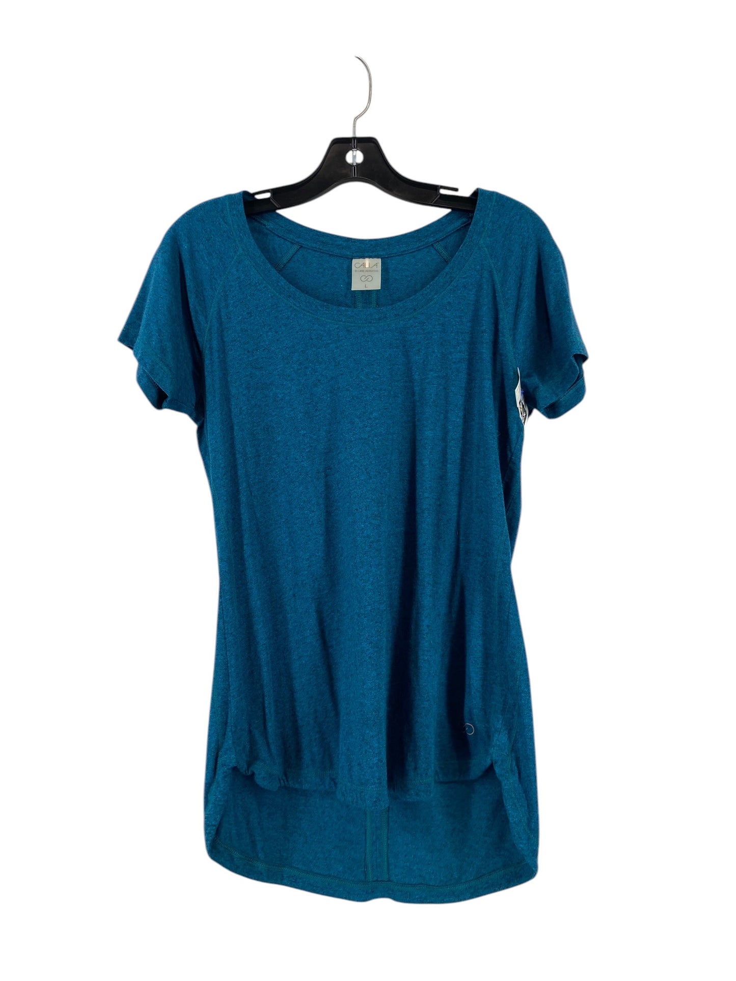 Athletic Top Short Sleeve By Calia In Teal, Size: L