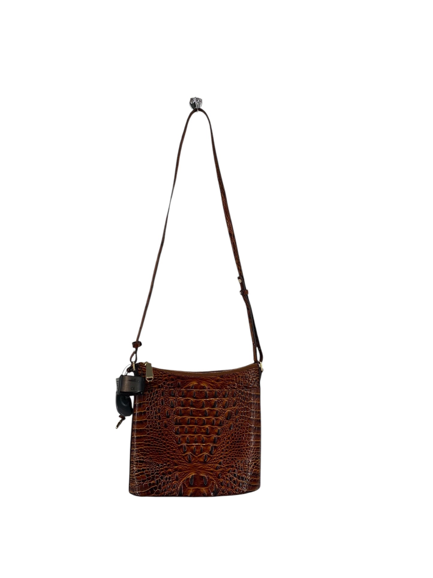 Crossbody Leather By Brahmin, Size: Medium