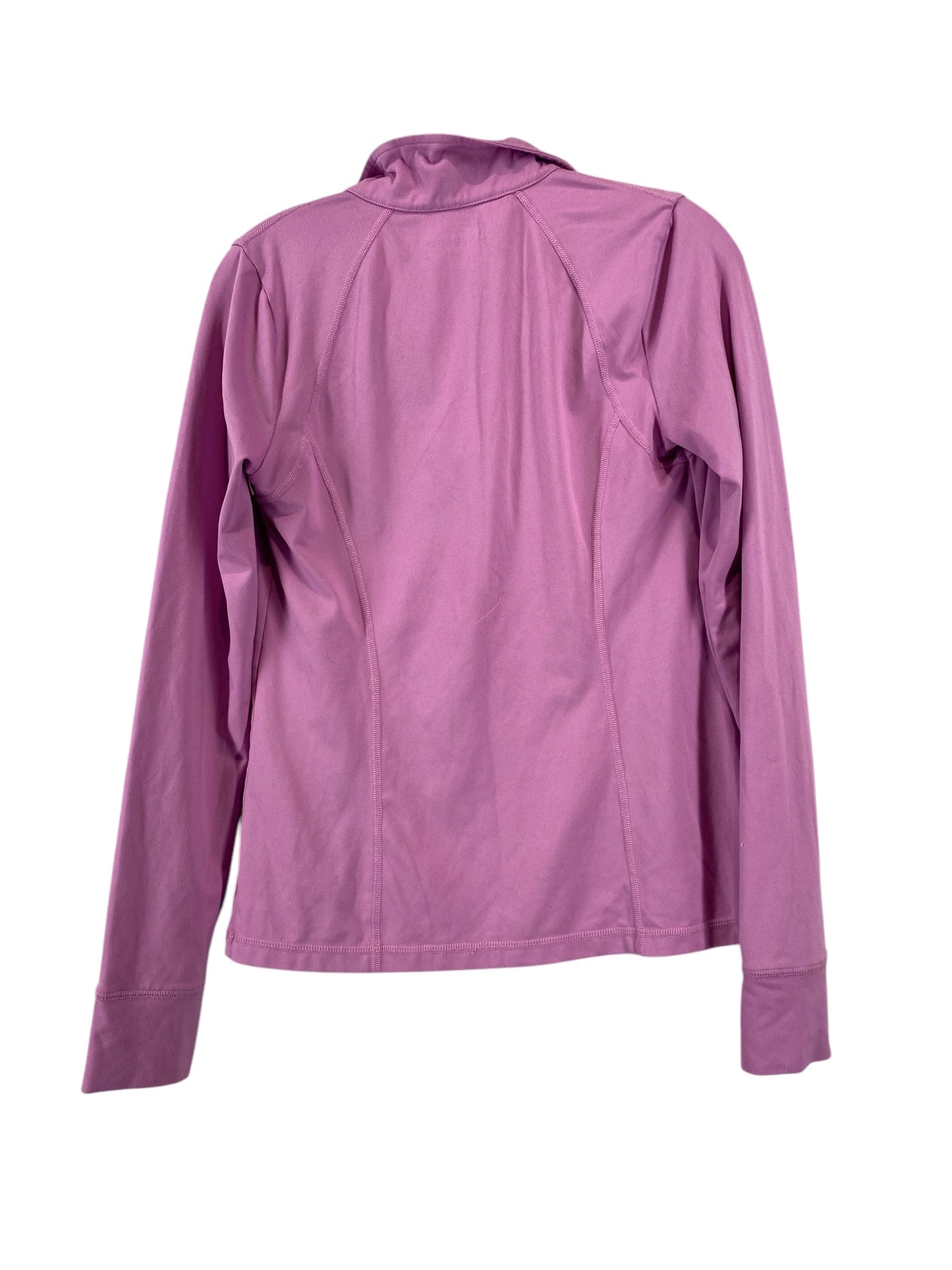 Athletic Top Long Sleeve Collar By Xersion In Purple, Size: S