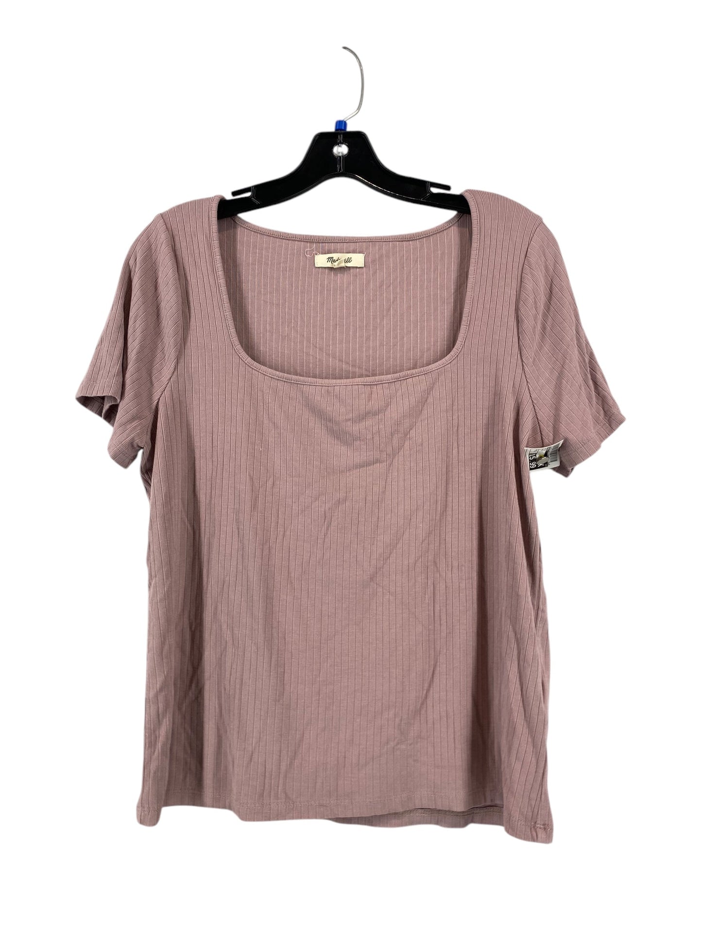 Top Short Sleeve By Madewell In Purple, Size: Xl