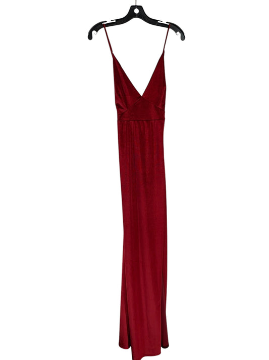 Dress Party Long By Fashion Nova In Red, Size: L