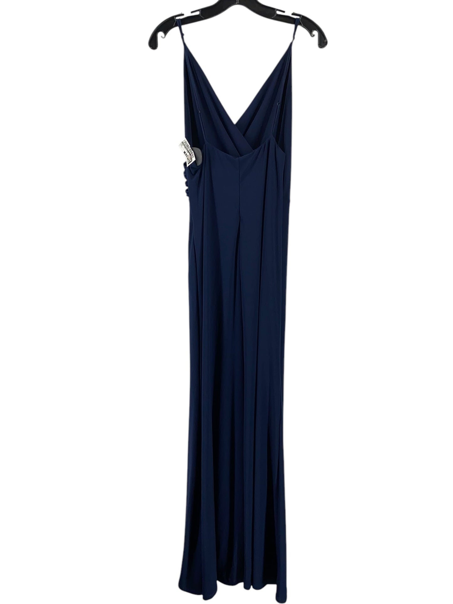 Dress Party Long By Fashion Nova In Navy, Size: L