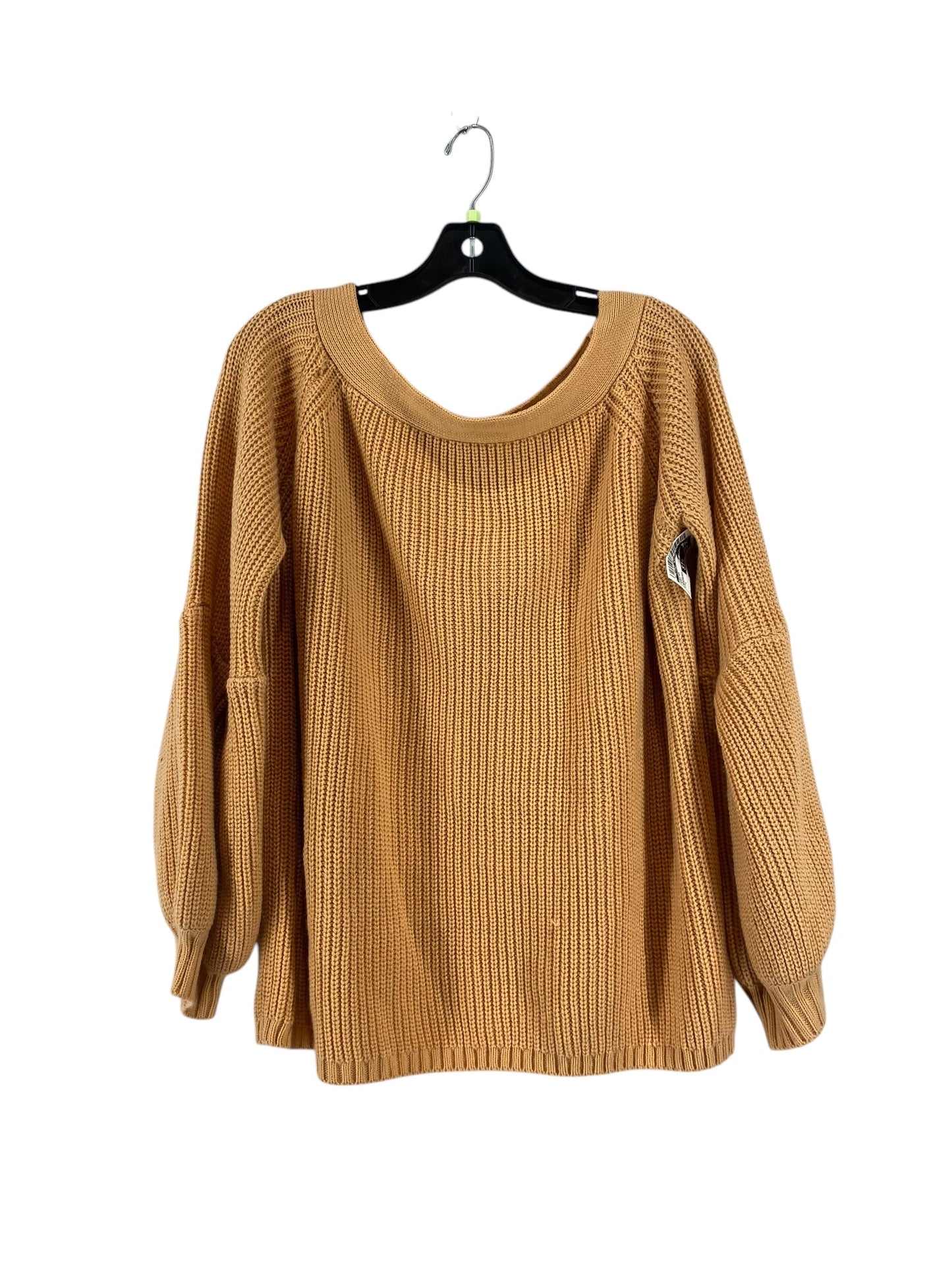 Sweater By Clothes Mentor In Peach, Size: L