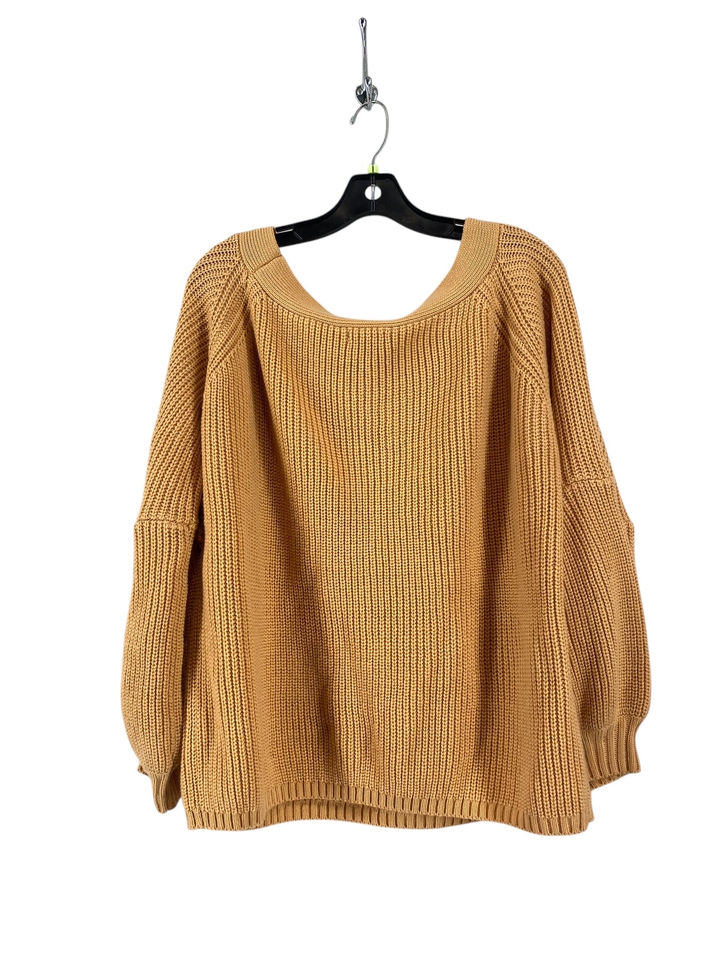 Sweater By Clothes Mentor In Peach, Size: L