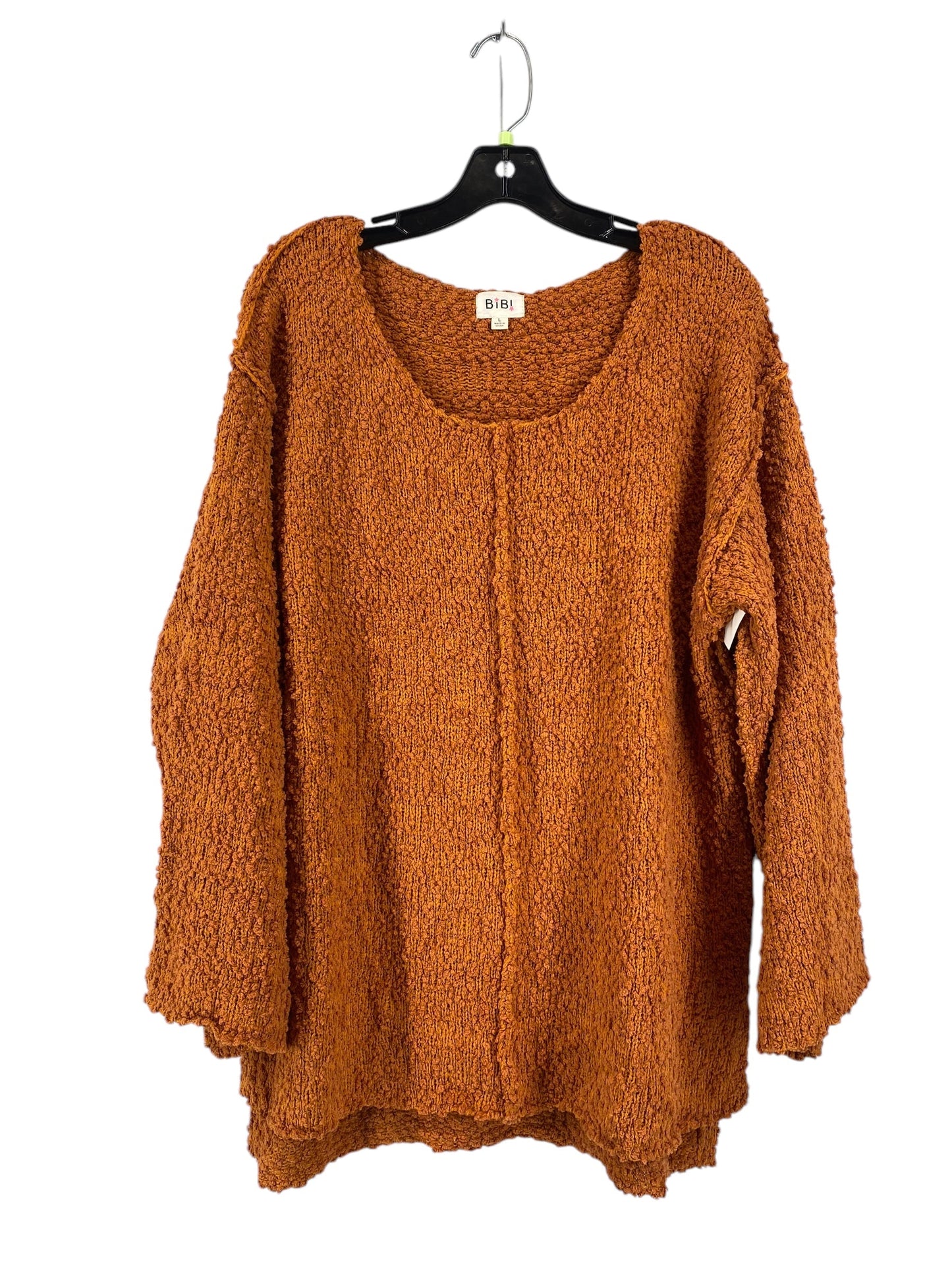 Sweater By Bibi In Orange, Size: L