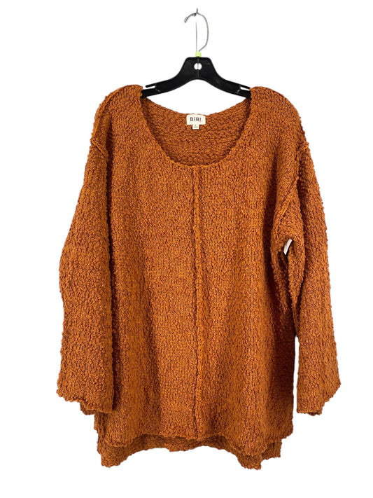 Sweater By Bibi In Orange, Size: L