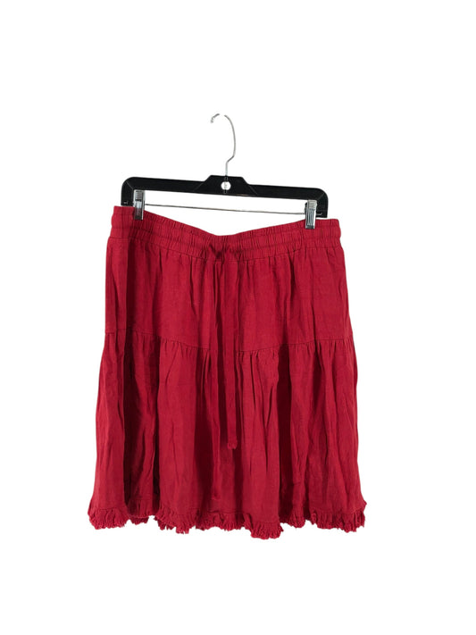 Skirt Mini & Short By Umgee In Red, Size: Xl