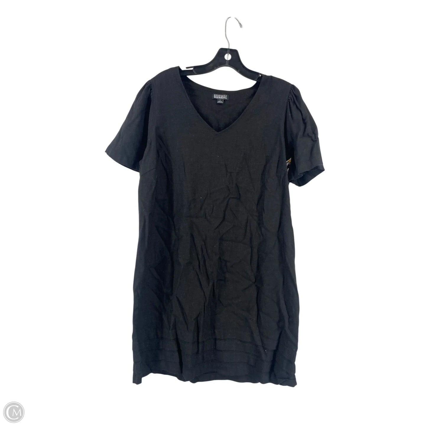 Dress Casual Short By Nicole Miller In Black, Size: L