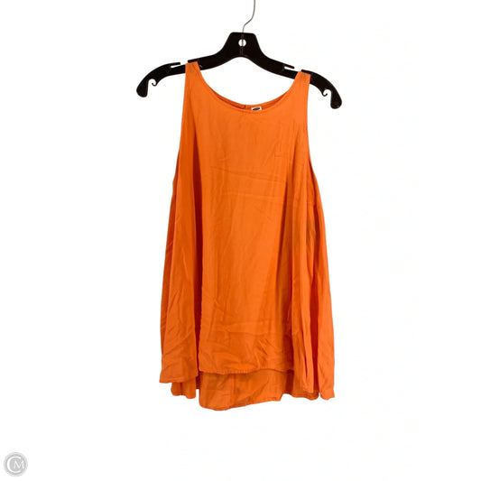Top Sleeveless By Old Navy In Orange, Size: Xl