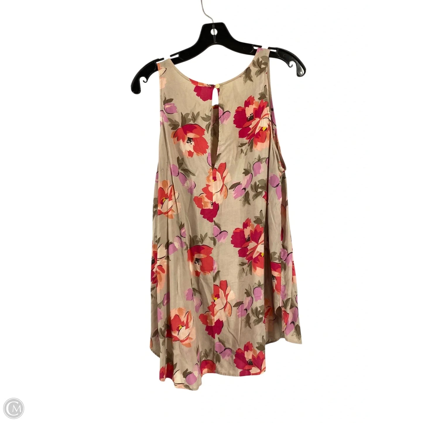 Top Sleeveless By Old Navy In Floral Print, Size: Xl