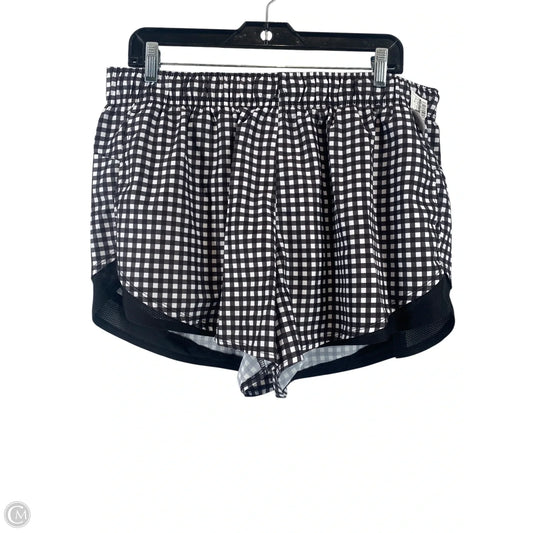 Athletic Shorts By Athletic Works In Plaid Pattern, Size: Xl
