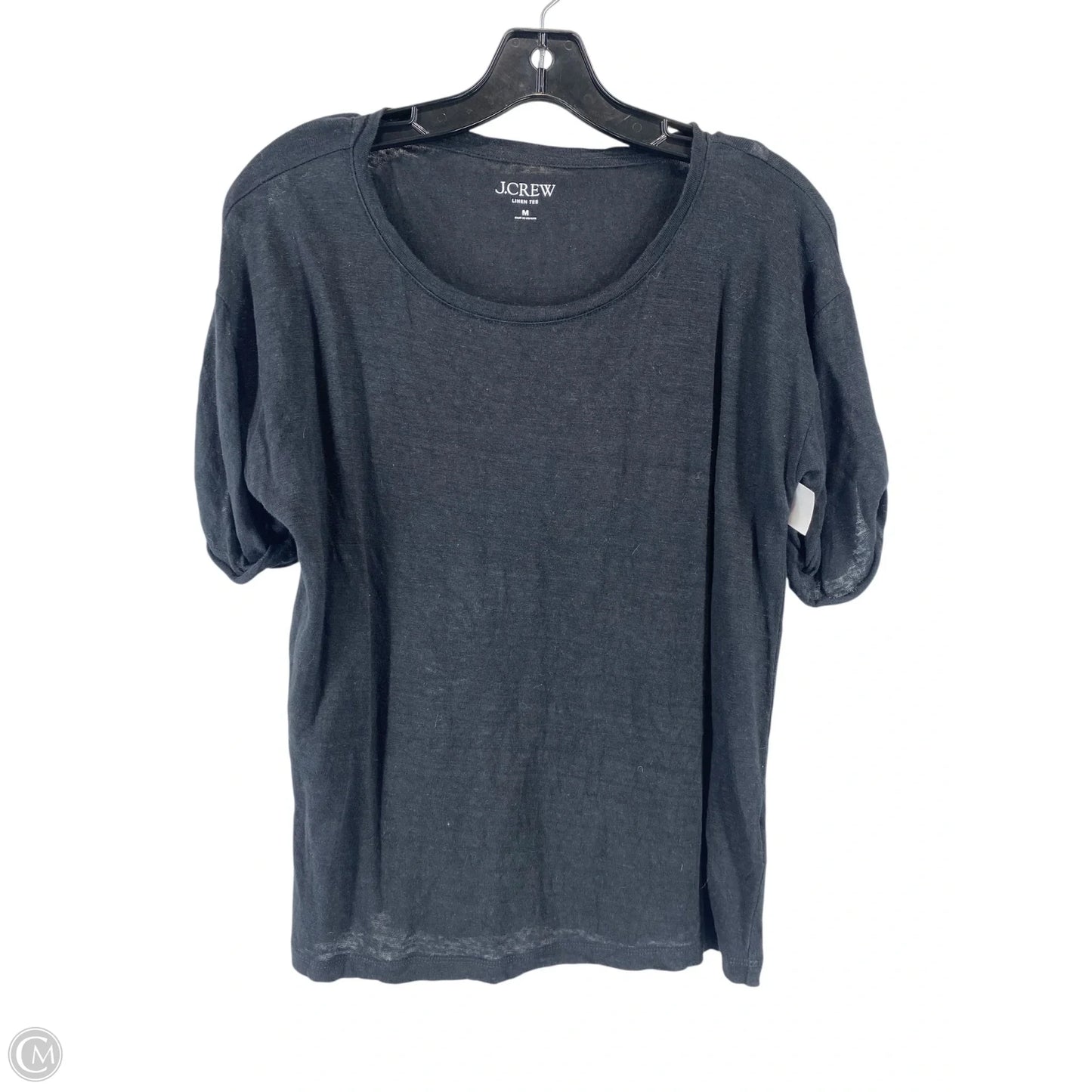 Top Short Sleeve Basic By J. Crew In Black, Size: M