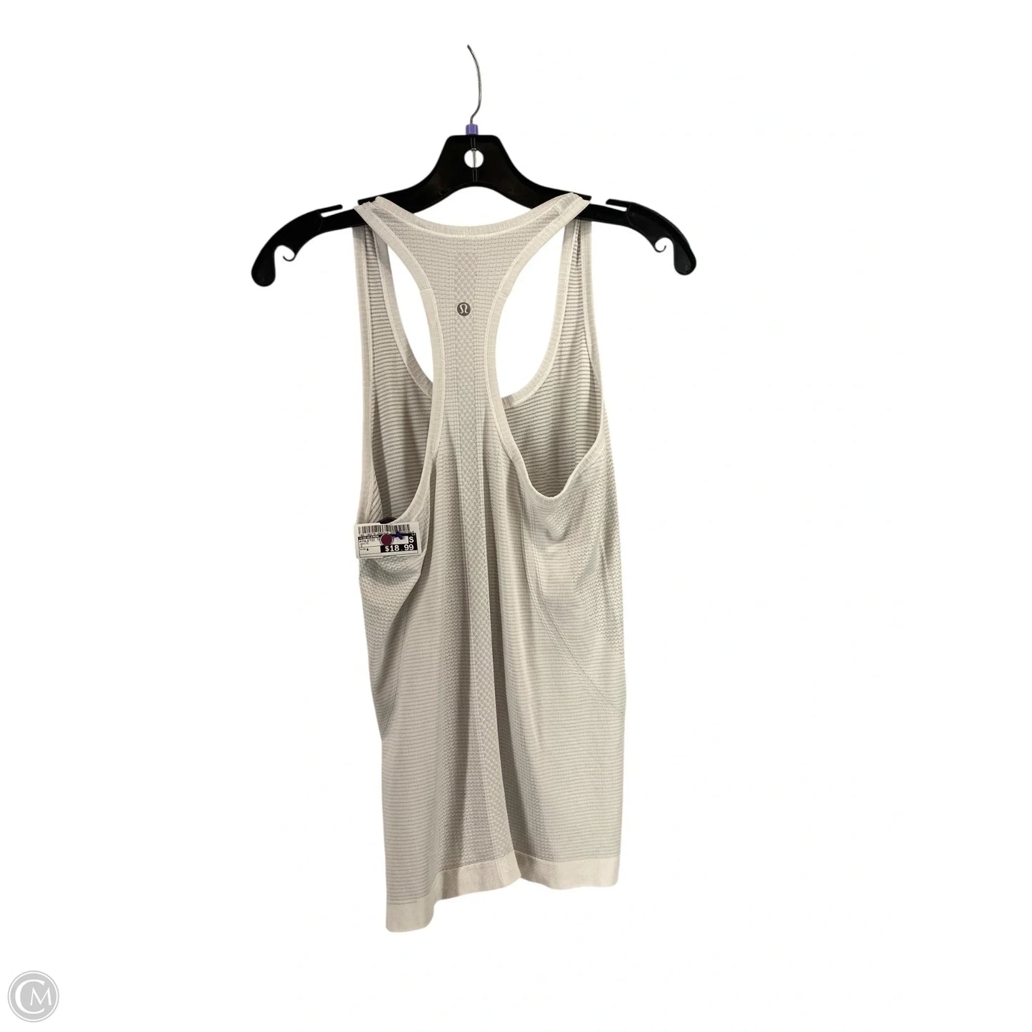 Athletic Tank Top By Lululemon In White, Size: 6