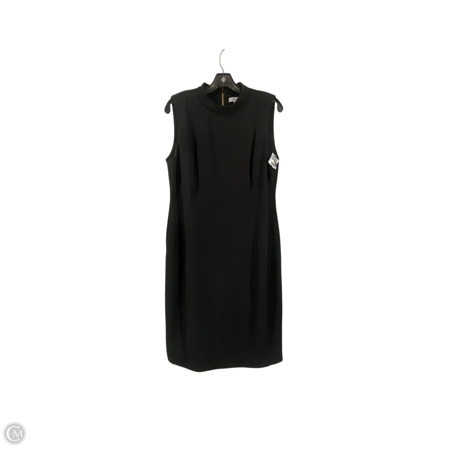 Dress Work By Calvin Klein In Black, Size: 14