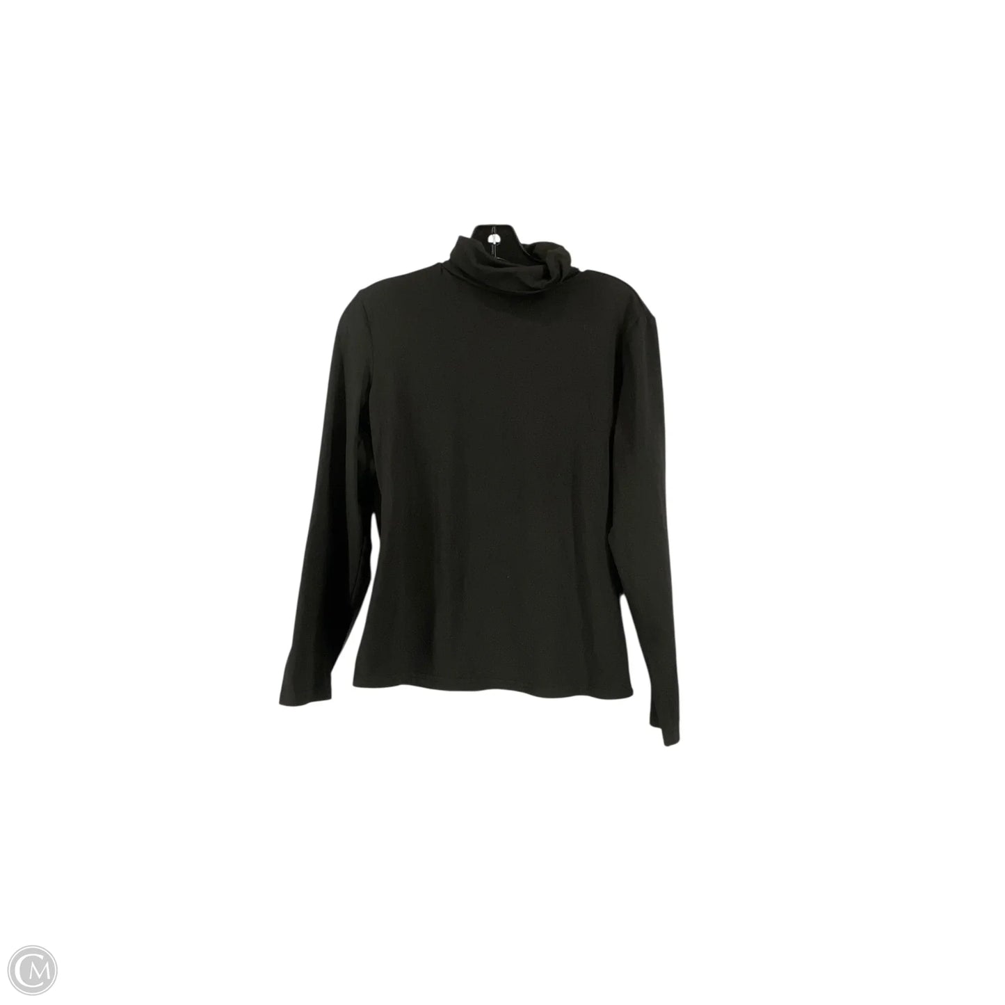 Top Long Sleeve By Cme In Black, Size: M