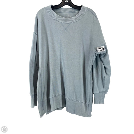 Sweatshirt Crewneck By Aerie In Blue, Size: M