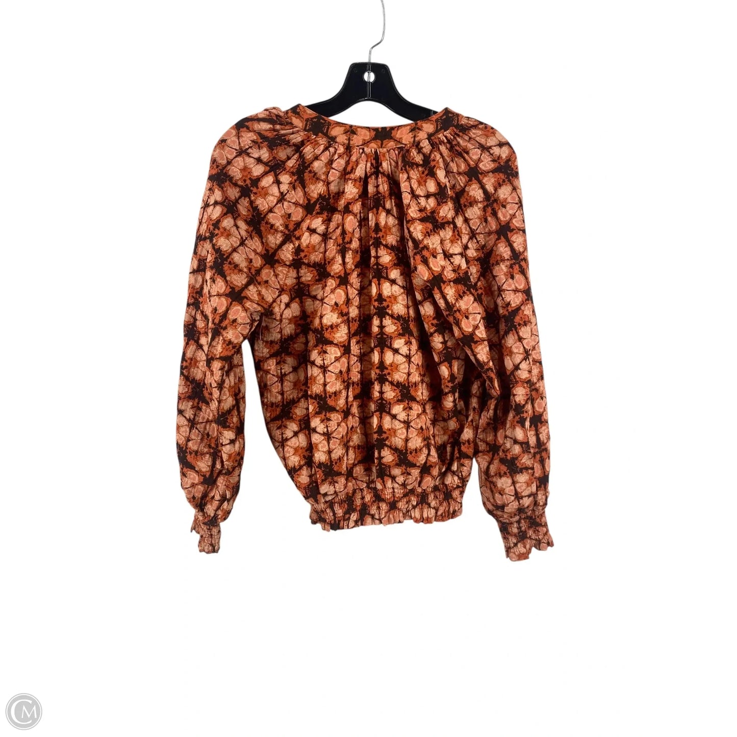 Top Long Sleeve By Porridge In Orange, Size: Xs