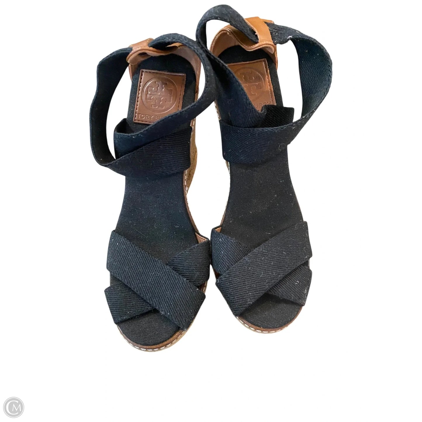 Sandals Designer By Tory Burch In Black, Size: 7.5