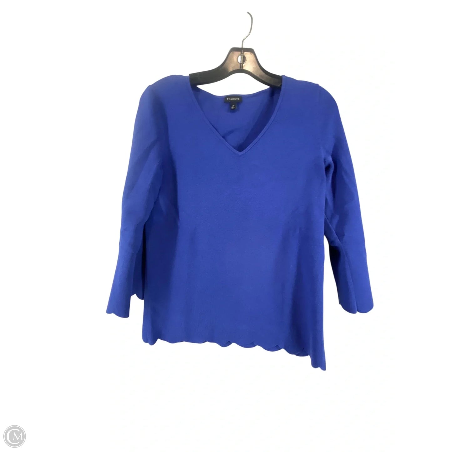 Top Long Sleeve By Talbots In Black, Size: M