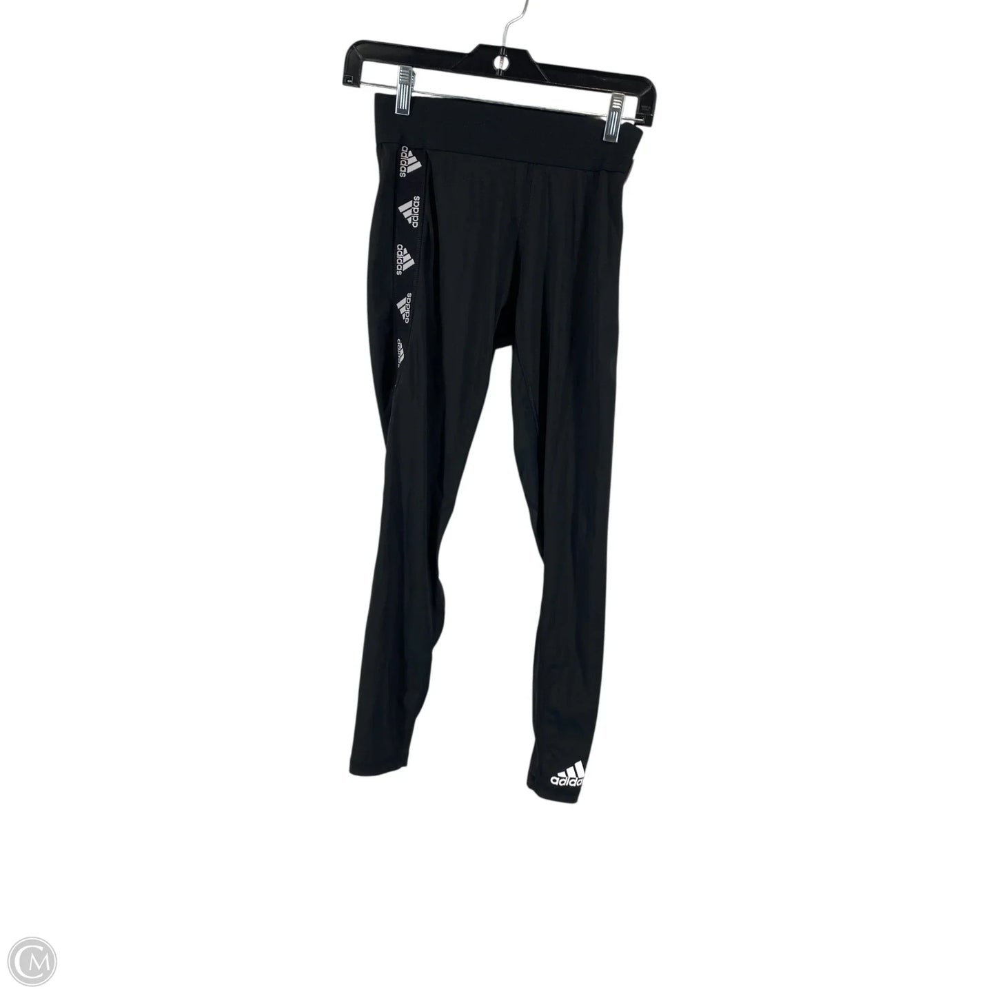 Athletic Leggings By Adidas In Black, Size: S