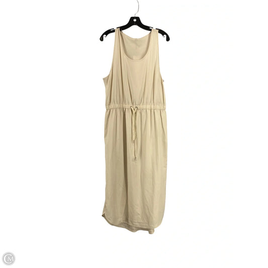Athletic Dress By Calia In Cream, Size: L