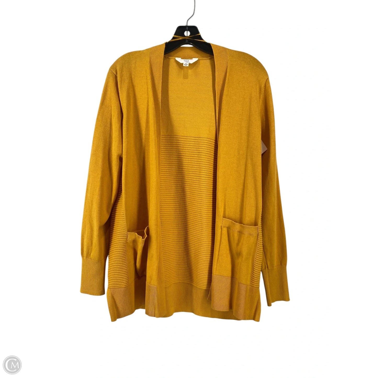 Cardigan By Time And Tru In Yellow, Size: M