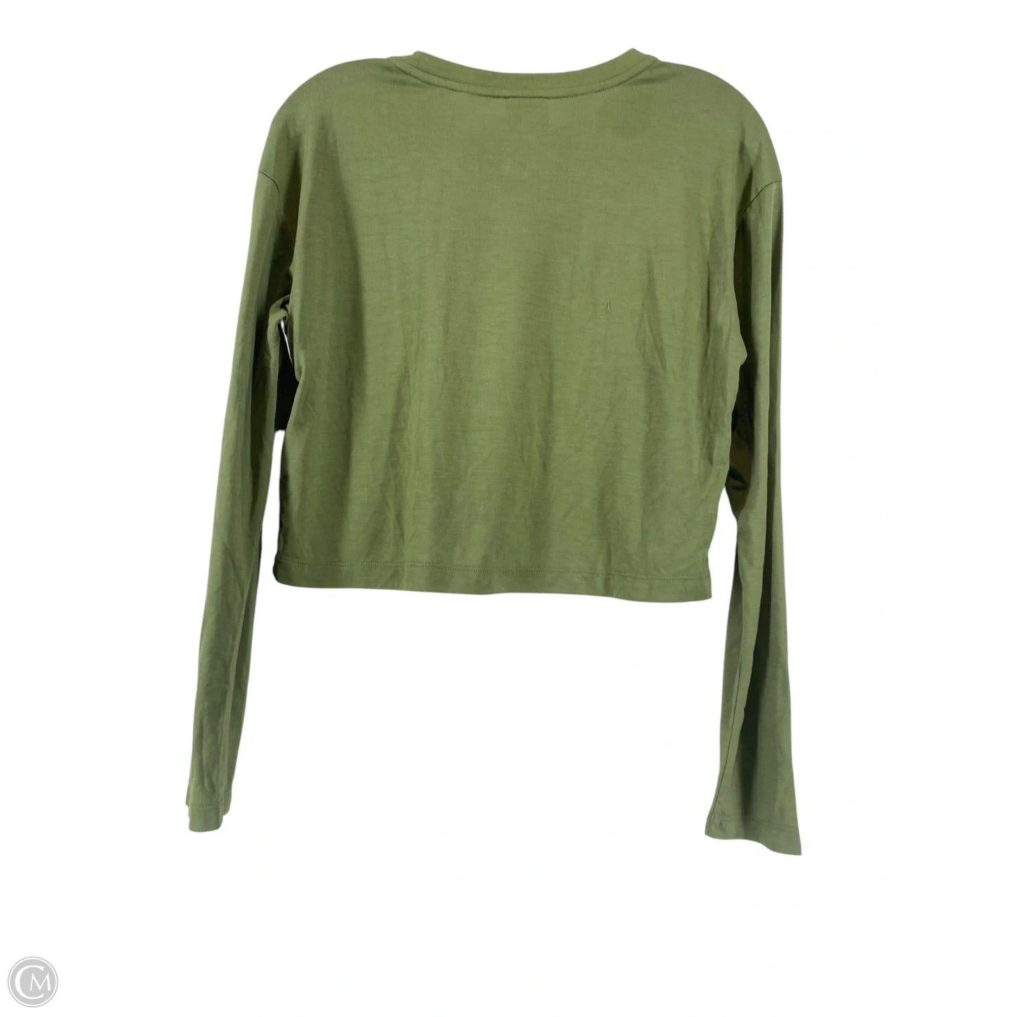 Athletic Top Long Sleeve Crewneck By Nike In Green, Size: S