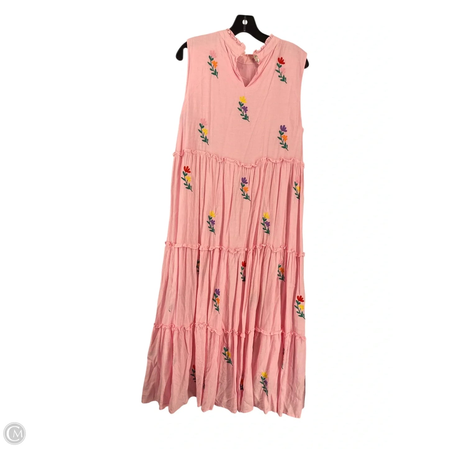 Dress Casual Maxi By J.marie In Pink, Size: L