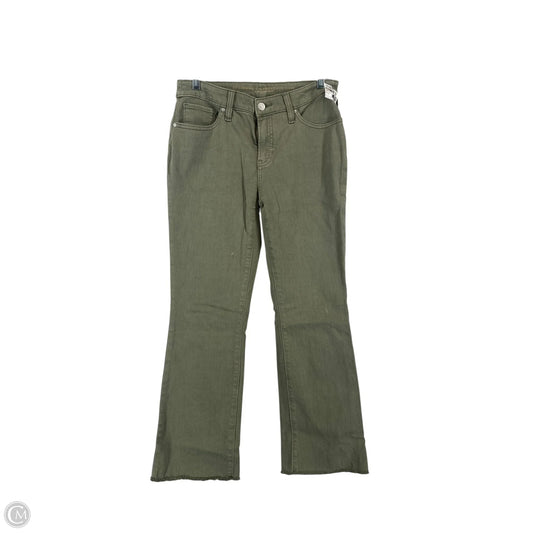 Jeans Cropped By Chicos In Green Denim, Size: 2