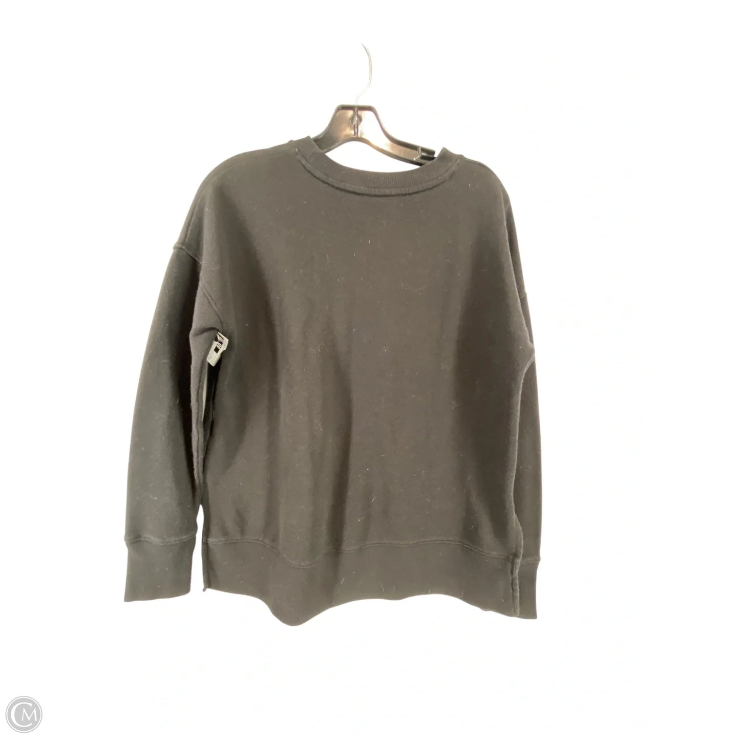 Sweatshirt Crewneck By Time And Tru In Black, Size: S