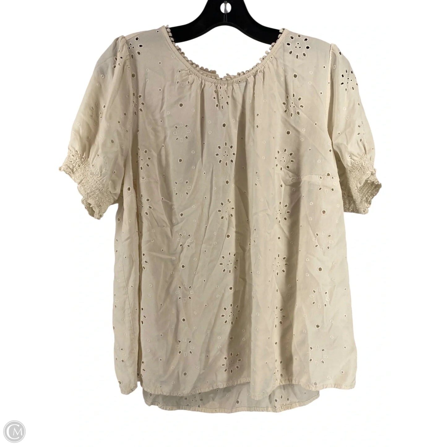 Top Short Sleeve By Torrid In White, Size: 0