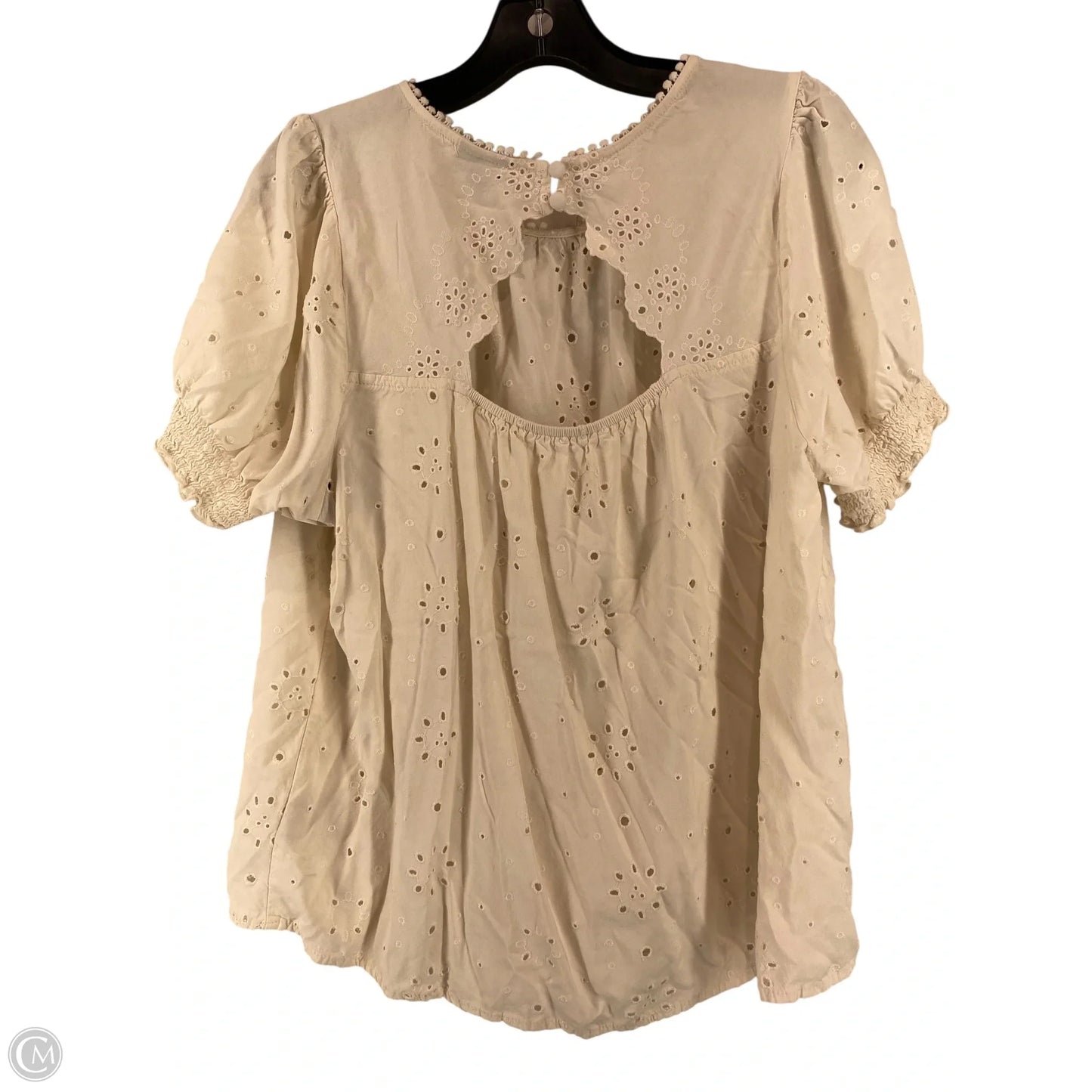 Top Short Sleeve By Torrid In White, Size: 0