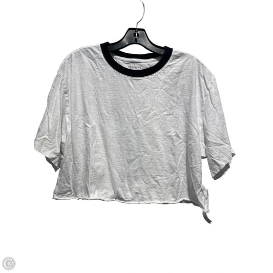 Athletic Top Short Sleeve By Fabletics In White, Size: Xl