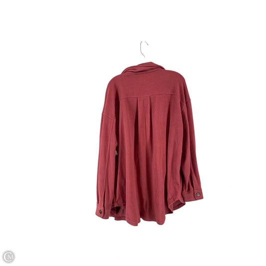 Jacket Shirt By La Miel In Purple, Size: L