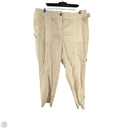 Pants Cargo & Utility By Chicos In White, Size: 12