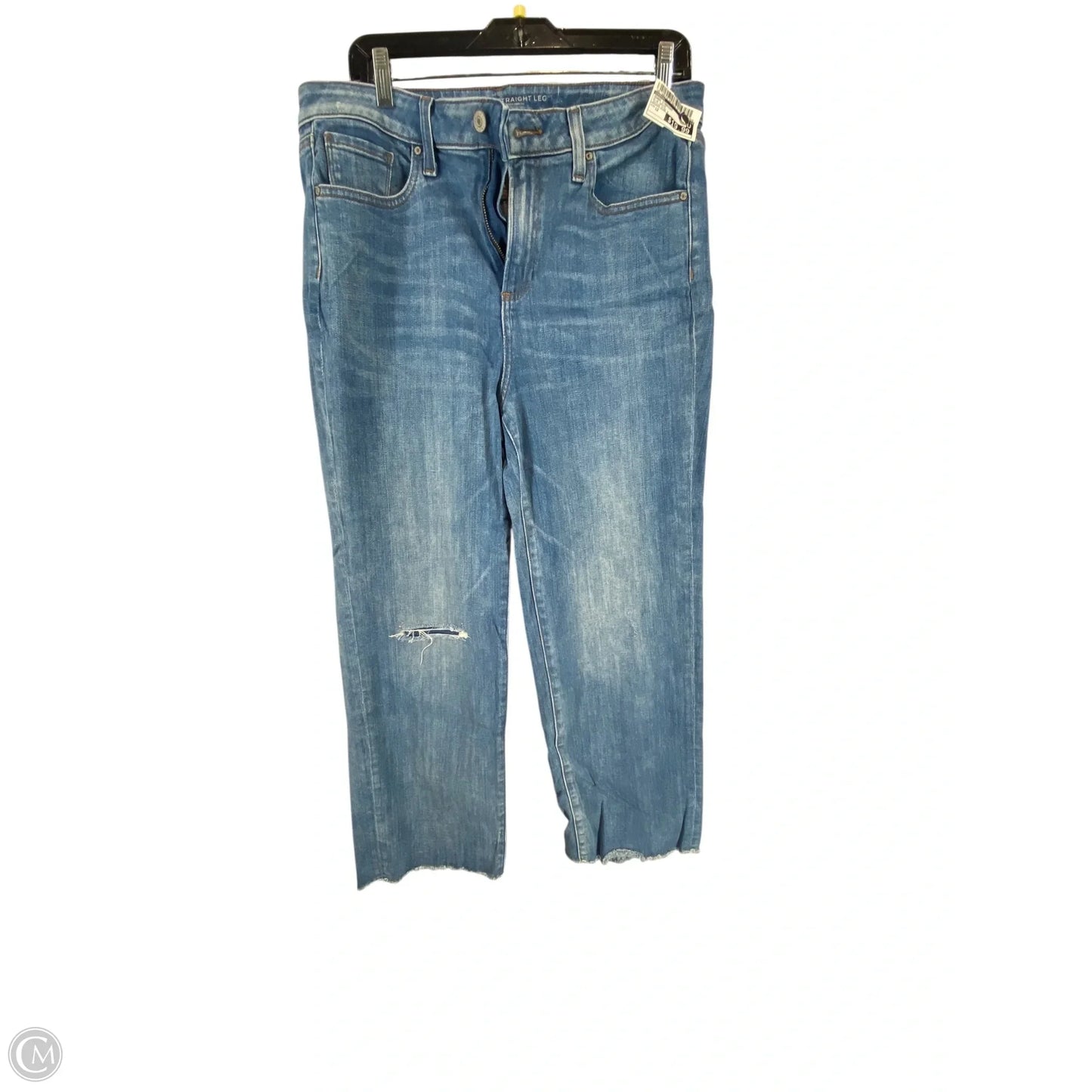 Jeans Straight By Chicos In Blue Denim, Size: 12