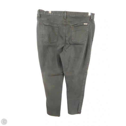 Jeans Skinny By Chicos In Black Denim, Size: 10l