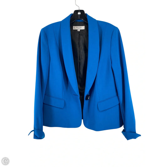 Blazer By Kasper In Blue, Size: 10p