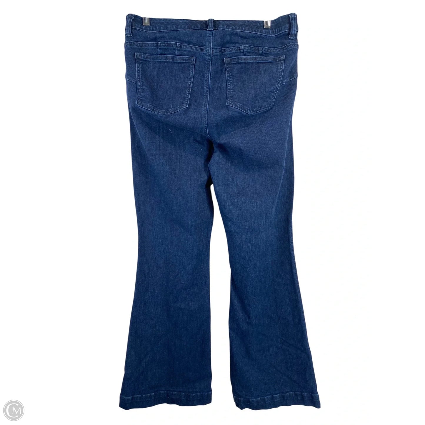 Jeans Flared By Torrid In Blue Denim, Size: 14