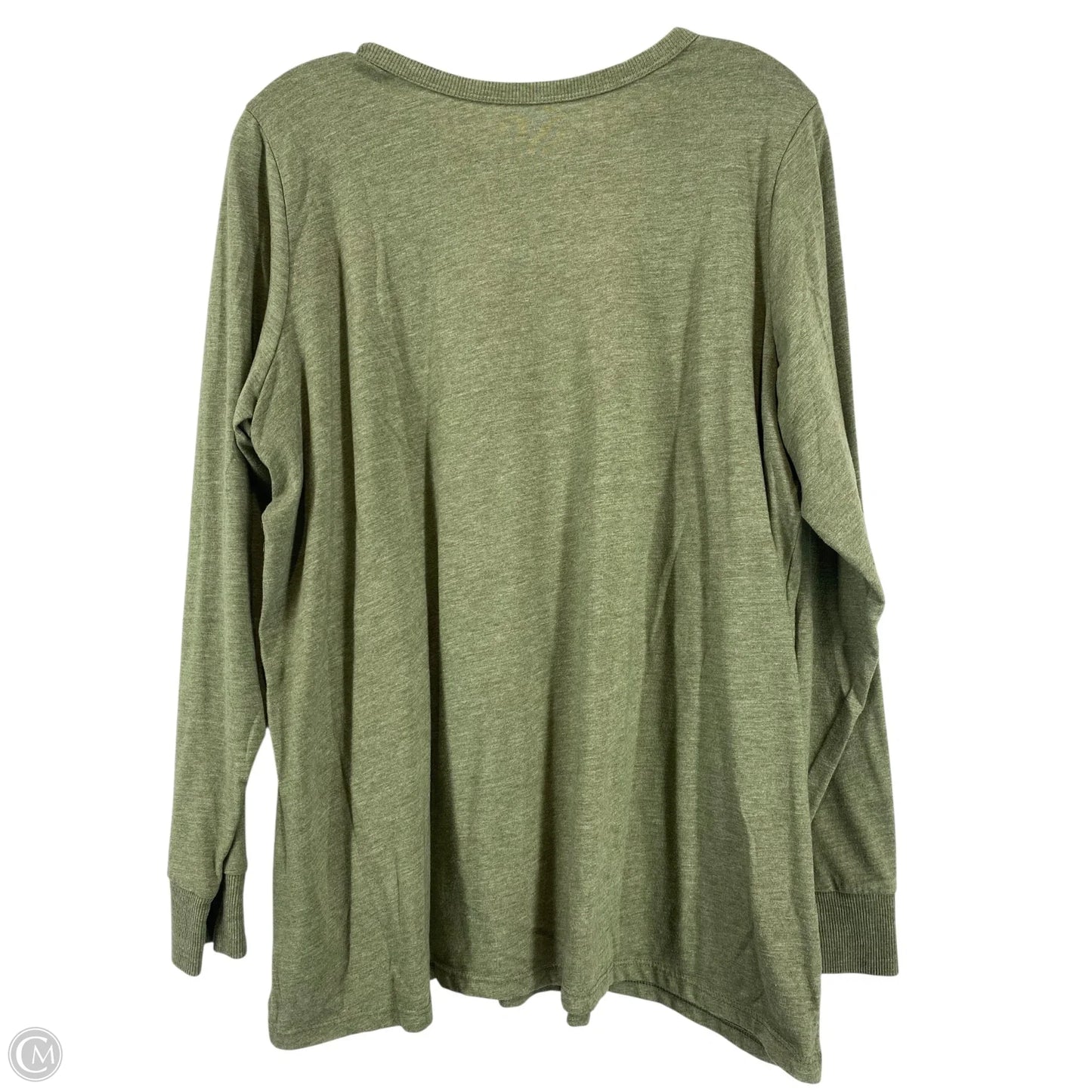 Top Long Sleeve Basic By Torrid In Purple, Size: 2