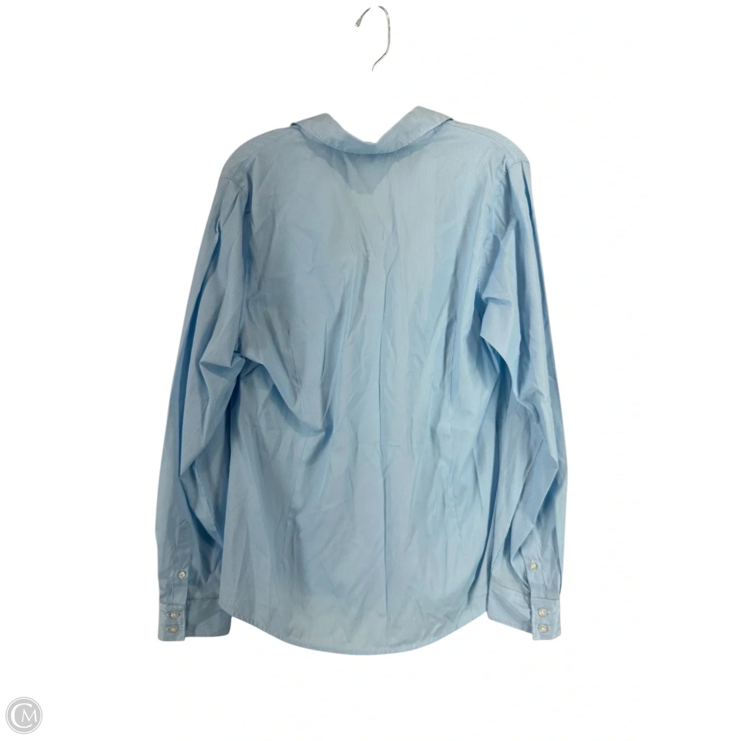 Top Long Sleeve By Cmc In Blue, Size: Xl