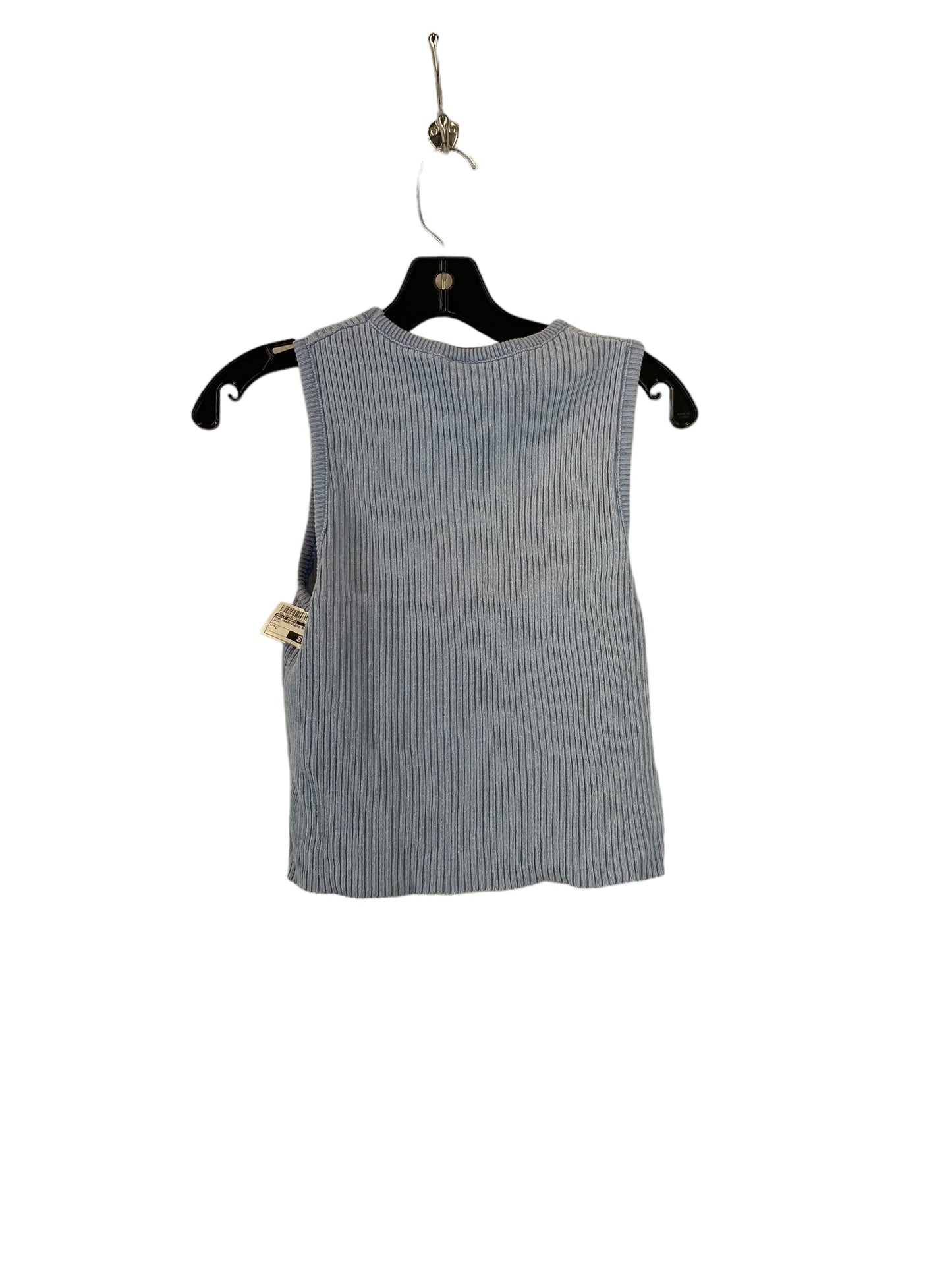 Blue Top Sleeveless Basic Elle Menno, Size L