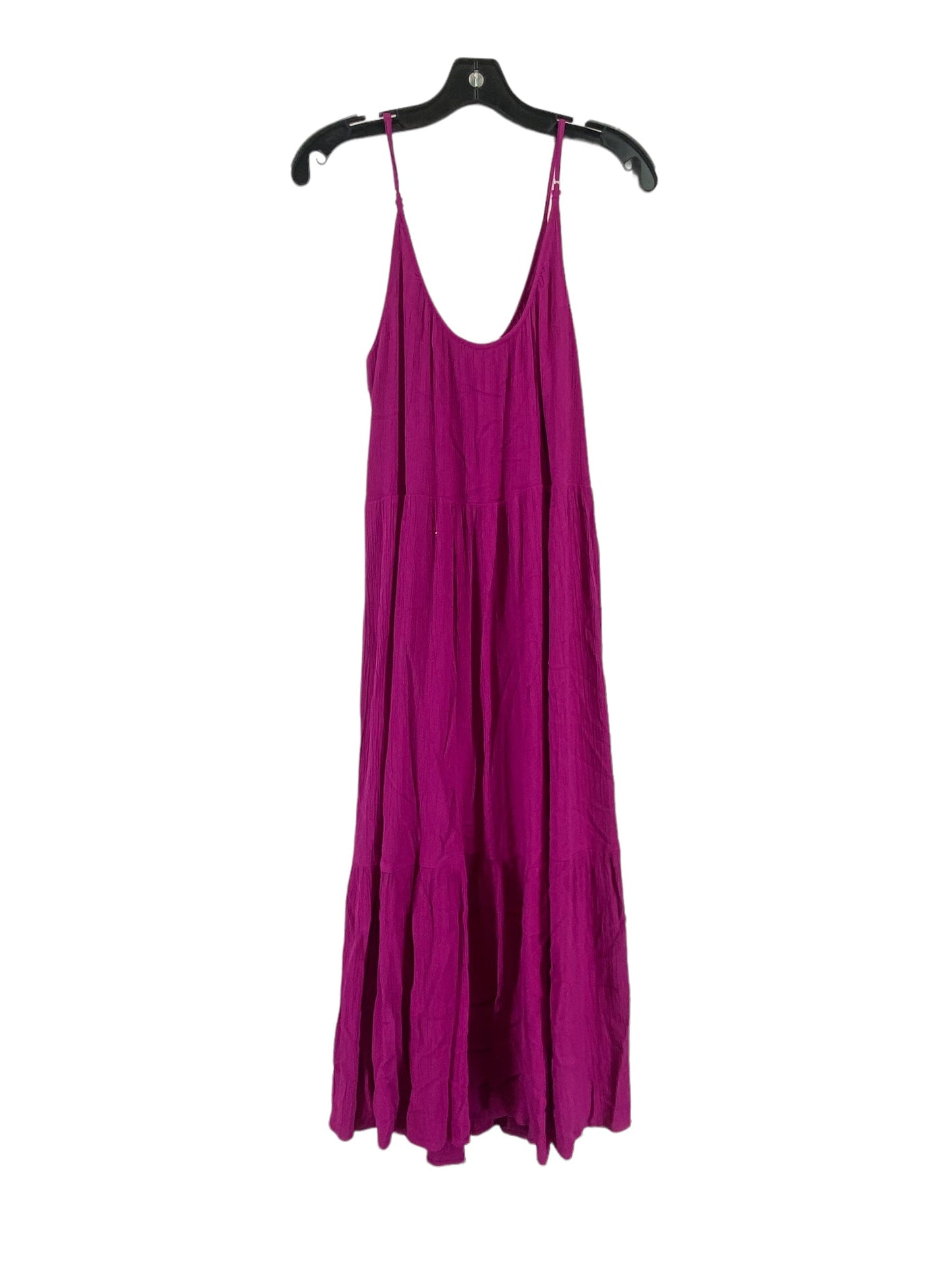 Dress Casual Midi By Loft In Purple, Size: M