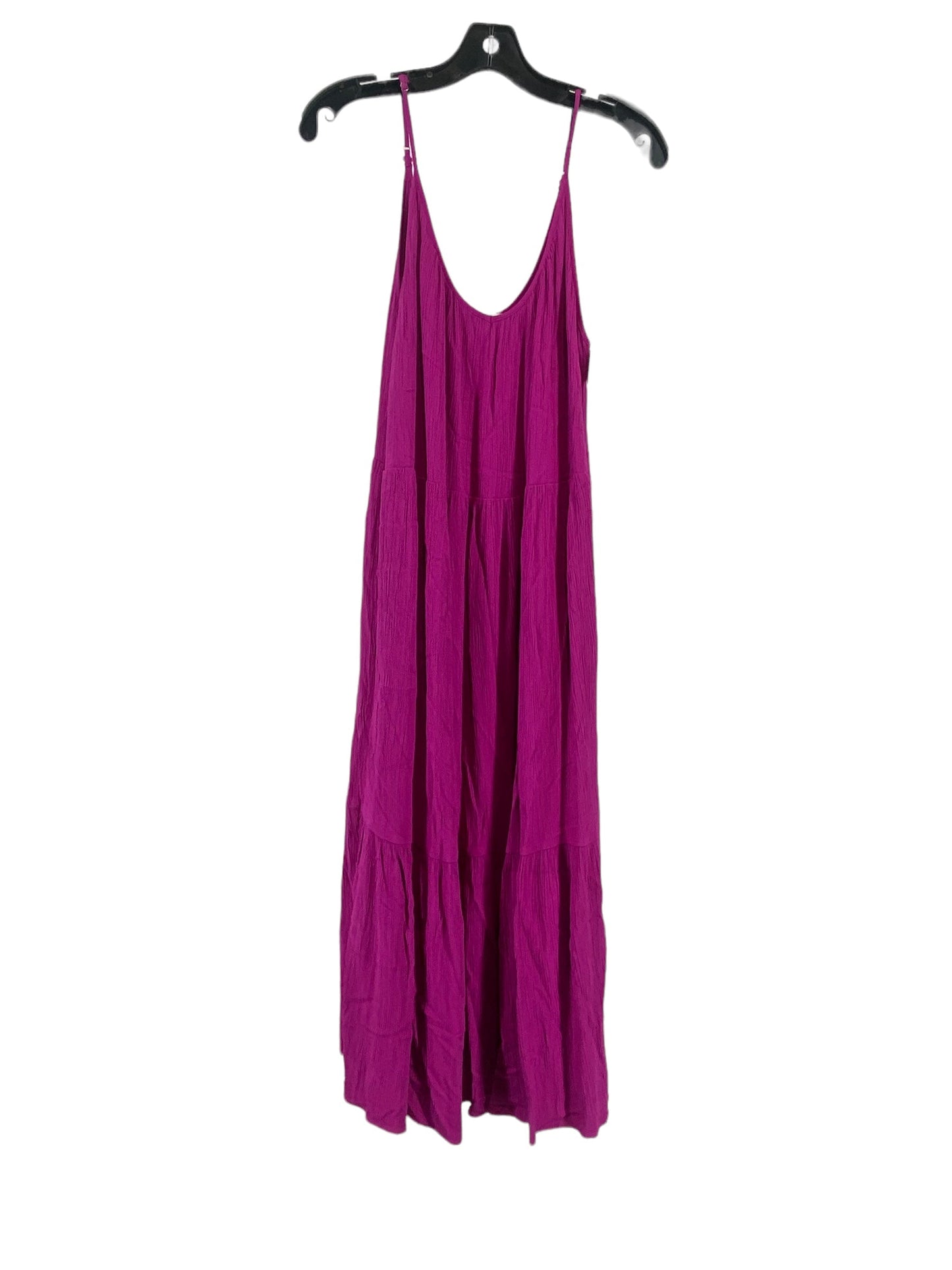 Dress Casual Midi By Loft In Purple, Size: M