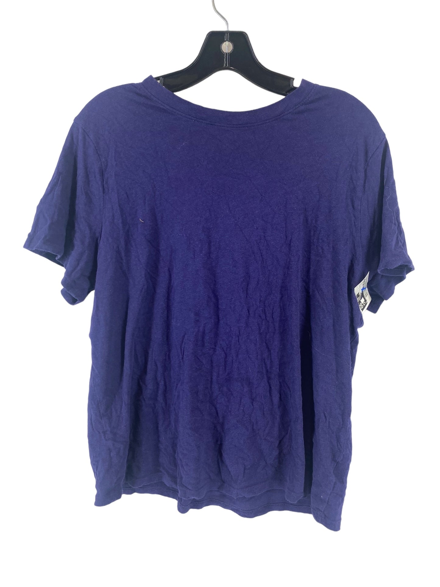 Navy Top Short Sleeve A New Day, Size L