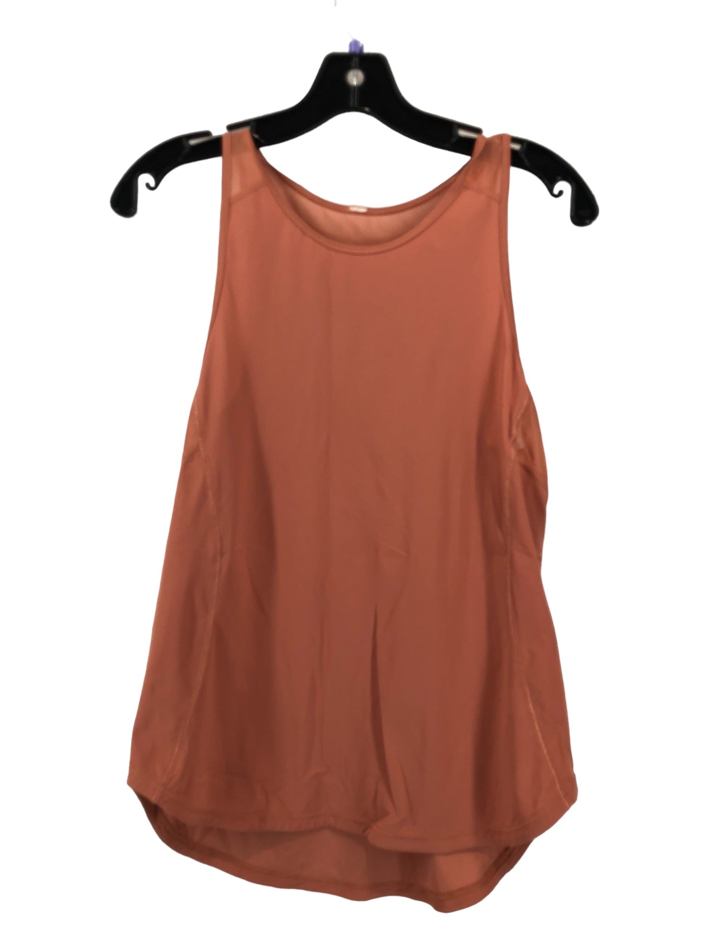 Orange Athletic Tank Top Lululemon, Size 6